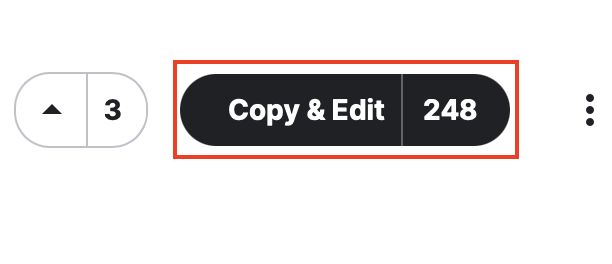 'Copy and Edit' button in kaggle